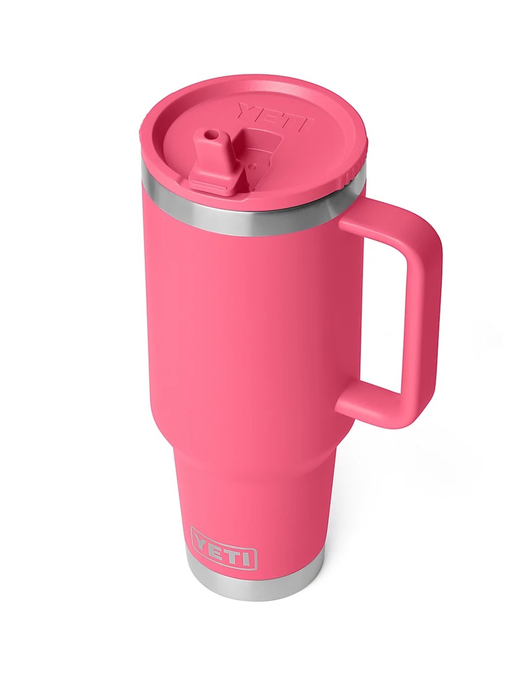 YETI Rambler 40 Oz Travel Straw Mug — Tropical Pink - Picture 4 of 10